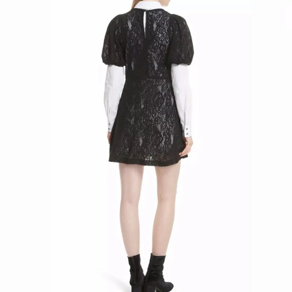 NWT Free People Pretty Princess Lace Overlay Dress - Picture 6 of 7